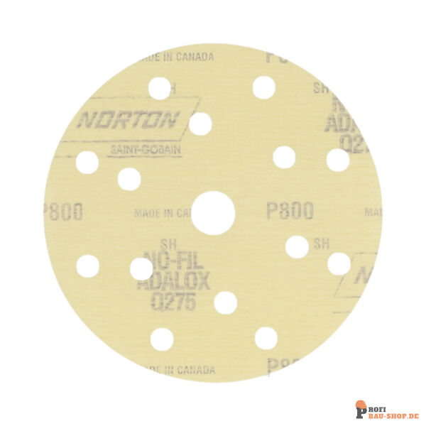 nortonschleifmittel/NORTON_schleifmittel_77696088154 Discs Selfgrip Norton Norton Pro Film 15x18 Grit 800 14 holes_147006